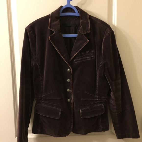 Qui Set Jackets & Blazers - Purple Velvet Blazer
